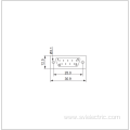 DB 9 45 degree shielded 9 pin connector